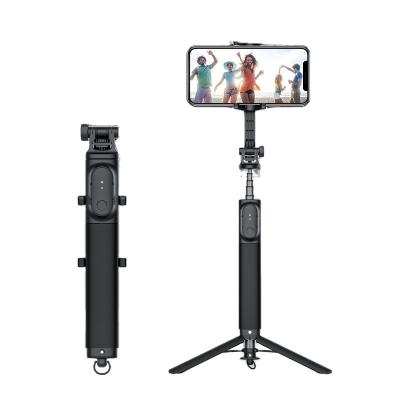 China WS-20020 Best-selling Portable Flexible Radio Design Mobile Phone Monopod Selfie Stick Remote Control Folding Multifunctional Tripod for sale