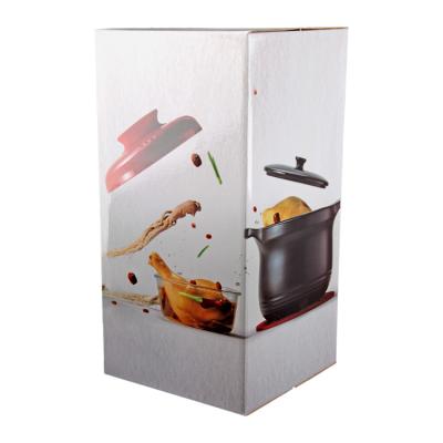 China Cheap Big Strengthen Corrugated Recyclable Custom Logo Cooker Packaging Shipping Cardboard Box for sale