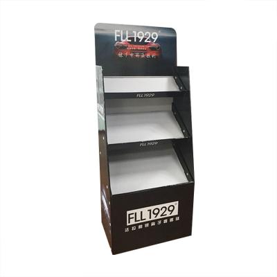 China Modern Customized Offset Printing Sturdy Corrugated Product Display Stand for sale