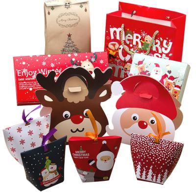 China Cute Colorful Image Christmas Paperboard Biscuit Biscuit Biscuit Biodegradable Customized Packaging Gift Box for sale