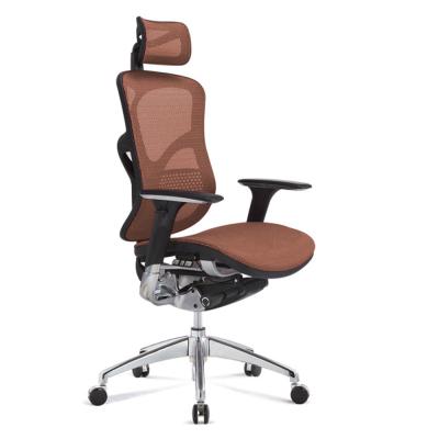 China Swivel Revolving Manager Swivel Style Ergonomic Convertible Full Office Chair Swivel Boss Mesh Ergonomic Office Chair for sale