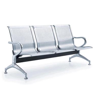 China Fine Workmanship Stainless Steel 3 Seater Airport Hospital Waiting Chairs for sale