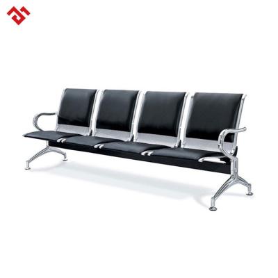 China Waiting Chair Waiting Chair Stainless Steel Airport Seating Public Chair With Cushion for sale