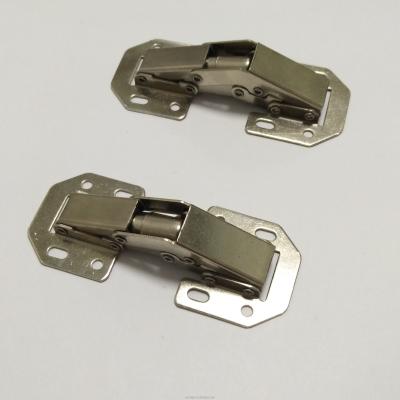 China Good Price 3 Inch Soft Closing Cabinet Door Self-Return Frog Hinges For Glass Door for sale