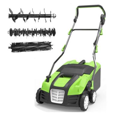 China VERTAK 1800W Electric 2 in 1 Garden Machine Hand Push Lawn Scarification Dethatcher and Aerator GT45018 for sale