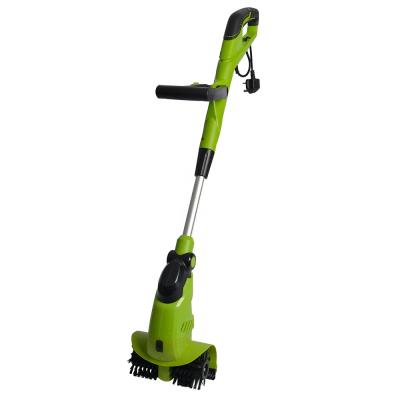 China Vertak Anti-Slip 550W Adjustable Electric 2 in 1 Cutter Machine Mini Corded Hand Push Weed Weeding Sweeper for sale