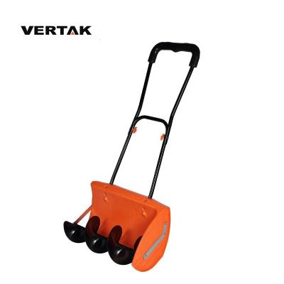 China Familiar VERTAK SNOW FAN Snow Sweeper Walk Behind Hand Snow Plow with OEM for sale