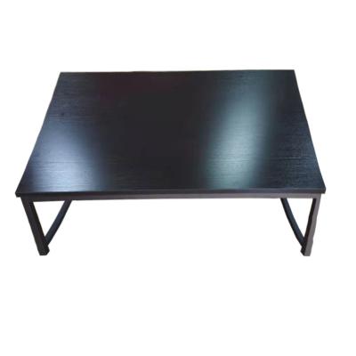 China Modern Wooden Vintage Low Coffee Table For Living Room With Metal Legs Restaurtant Cafe Furniture for sale