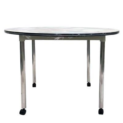 China Mobile Family Group School Business Outlet Factory Dining Or Teaching Activities The Log Table With Wheel Self Study At Homel for sale