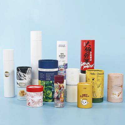 China Eco-friendly Tea Paper Tube packaging Clear Plastic Tube Packaging Lip balm Tube Packaging for sale