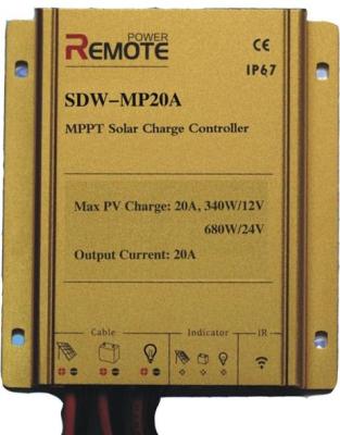 China Solar Charger Controller 20A 12/24V MPPT CE Certificated Charge Controller for sale