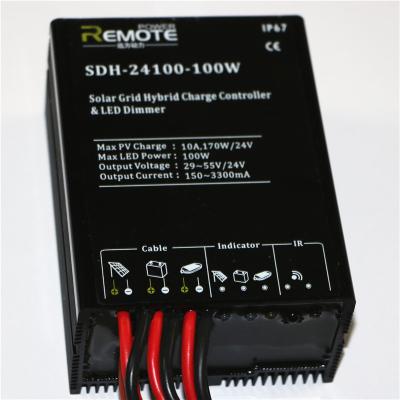 China Factory Price Fully Waterproof 12V/24V AC Materials Auto Solar DC Hybrid On Grid Charge Controller For Solar Street Light for sale