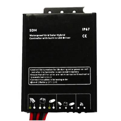 China Charger controller Hot sale 100W 24V 20A led hybrid solar inverter with mppt charge controller for solar street light for sale