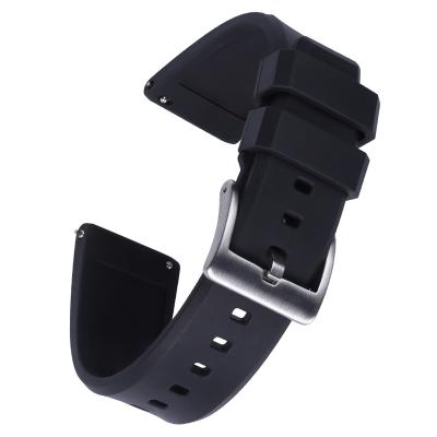 China Quick Release DANSHA OEM/ODM FKM Watch Band Rubber Strap for sale