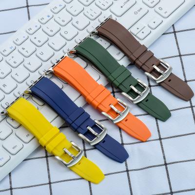 China Amazone Sports Apple Watch Band Wholesale TPSiV Silicone Rubber Material High Quality Watch Strap New for sale