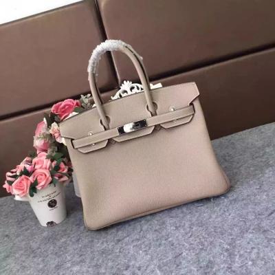 China high quality 30cm 35cm nude color calfskin designer handbags leather handbags high class brand handbags for sale