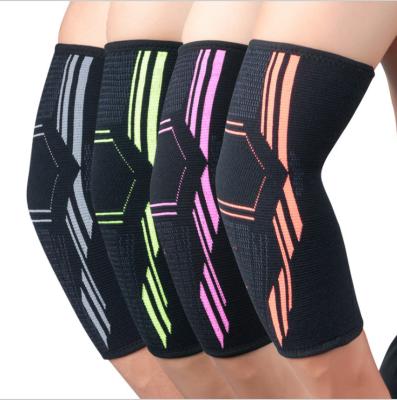 China Sports Elastic Elbow Sports Basketball Arm Sleeve Elbow Brace Gym Protector for sale