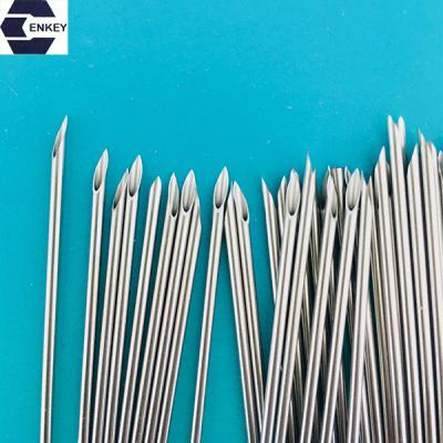 China Medical steel 4mm, 6mm, 8mm, 12mm stainless steel cannula, needle puncture and injection cannula 33G.34G SUS304 for sale