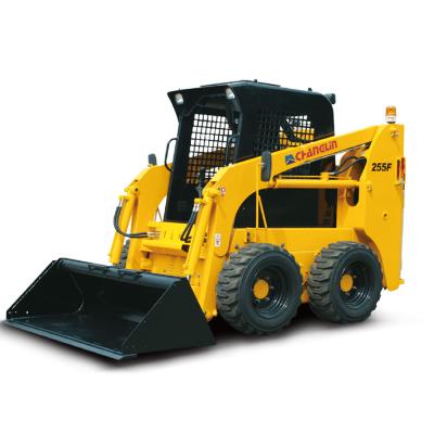 Κίνα Εκσκαφέας Changlin Yellow Skid Loader 255F 0.4M3 Εργασιακό βάρος 2400 kg προς πώληση