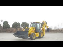 WZ30-25 Backhoe Loader Excavator 1M3 82KW 1.7 Ton With Cummins Diesel Engine