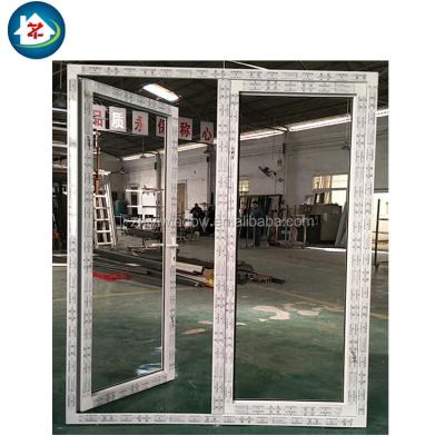 China Modern External Glass Doors Front Design With Good Quality from Foshan UPVC for sale