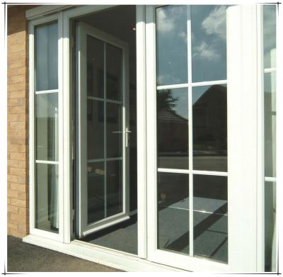 China Modern Hot Selling UPVC Double Swing Windows And Doors for sale