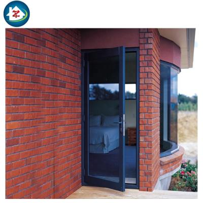 China Manufacturer lowes modern chinese inteior swing aluminum glass door for sale