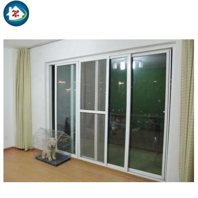 China Modern Vinyl 3 Panel Sliding Patio Door Malaysia Price for sale