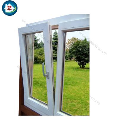 China Modern Anti Hurricane Impact Glass Windows With Safety Locks - Open Inside & Tilt Open Swing Up On Sale for sale