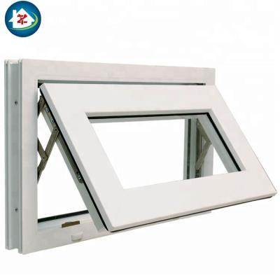 China swing bathroom pvc grill design tent window / upvc window standard size for sale