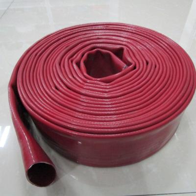 China Water Discharge PVC Water Discharge Layflat Irrigation Hose 1-8 Inch 2-8 Bar for sale