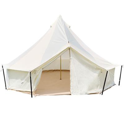 China Straight Tying Type Oxford Teepee Desert Teepee Pyramid Yurt Bell Tent Sale With Mosquito Net Door For Relaxing for sale