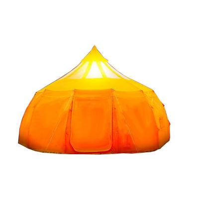 China Straight Tying Type New Design 3M/4M/5M/6M Outdoor Glamping Cotton Canvas Bell Tent Teepee Yurt Tent For 4 Season for sale