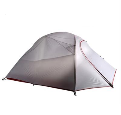 China Tube Type Tent Stake Hot Sale Light Weight Waterproof 8000mm Nylon 360T 20D Silicon Coated Outdoor Camping Tent for sale