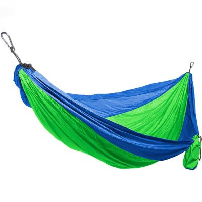 China Wholesale 210T Modern Portable Parachute Nylon Camping Hammock for sale