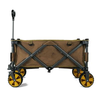 China Outdoor Travel Hiking Camping Cart Innovative Black Foldable Camping 87X34X47 Function for sale