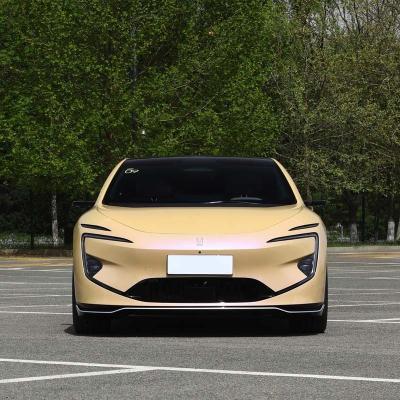 China AVATR 12 Pure Electric Car 5 Seats Sport Car 4WD Yellow Energy Vehicles Sedan Car for sale