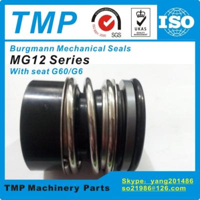 China MG12-35 Burgmann Mechanical Seals MG12 Series for Shaft Size 35mm Pumps (SiC/SiC/FKM)  (35x57x42.5mm) Rubber Bellow for sale