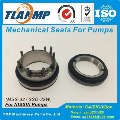 China MSS-32 SSD-32W Mechanical Seals For Shaft size 32mm NISSIN sanitary Pumps (Material:Carbon/SiC/FKM) for sale