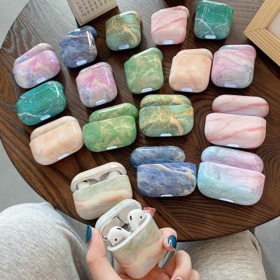 China Waterproof/Shockproof Waterproof/Shockproof For AirPods 2 Pro Case Box Cover Luxury Marble Earphone Wireless Charging Hard Glossy Case For AirPods 1 3 Air Pods for sale