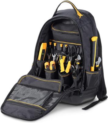 China Heavy Duty Medical Products Tool Bag 35-Pocket Basic Tool Solid Mold Backpack with Laptop Compartment for sale