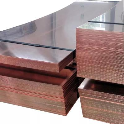 China C11500 Red Copper Plate Anodizing Decorative Perforated Copper Sheet for sale