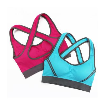 China Antibacterial Wholesale Nylon Workout Sports Bra Custom for sale