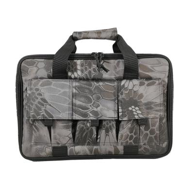 China Double Shooting Range Gun Bag Deluxe Range Pistol Bag For Range Sports for sale