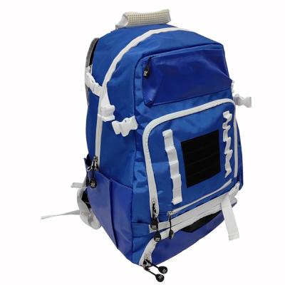 China Mochila azul del palo del bolso del béisbol del softball de la tela de Oxford 55 litros en venta