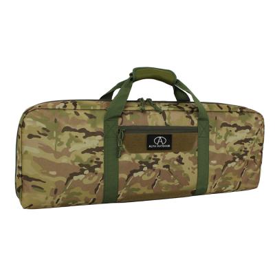 Cina ALFA Logo personalizzato 28 pollici Tactical Outdoor Carbine Rifle Bag Multi-Function Gun Case per lo stoccaggio e il trasporto in vendita