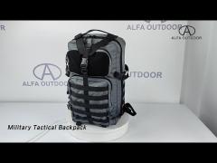 Waterproof Military Tactical Bag 25 / 35L 600D Polyester For Outdoor