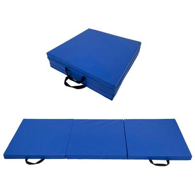 China Extra Thick High Density Anti-Tear Exercise Gymnastics Folding Exercise Aerobics Mats with Carry Handles for Muttahida Majlis-e-Amal for sale