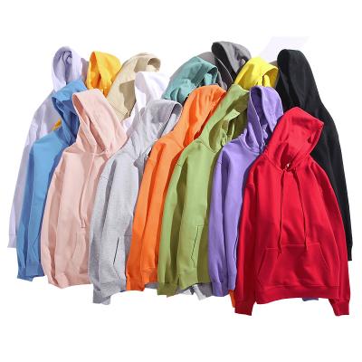 China H2001 Anti-Wrinkle Anti-Wrinkle OEM Free Sample In Stock Streetwear Unisex Men's Heavy Candy Color 100% Cotton Hoodies Hoodie for sale