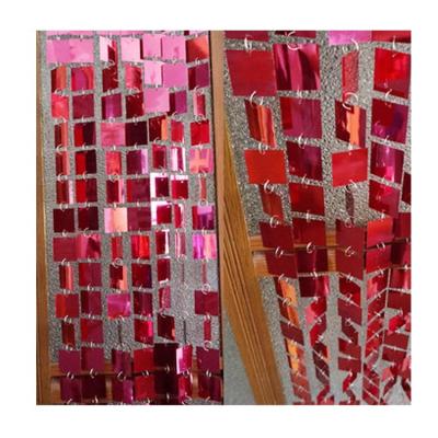 China Holiday Decoratoion New Design Shimmer Disc Sequin Decorative Curtains for Shops and Events for sale